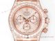 Rolex 1-1 Replica Watch C1 Factory Daytona 4131 40mm Rose Gold with Baguettes (4)_th.jpg